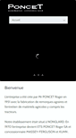 Mobile Screenshot of poncet-sa.com